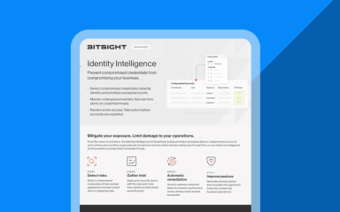 Identity Intelligence Data Sheet
