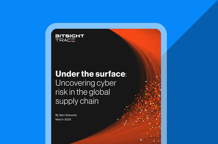 Bitsight TRACE Report - Security Digitization and the Global Supply Chain report cover