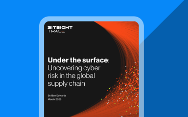 Bitsight TRACE Report - Security Digitization and the Global Supply Chain report cover